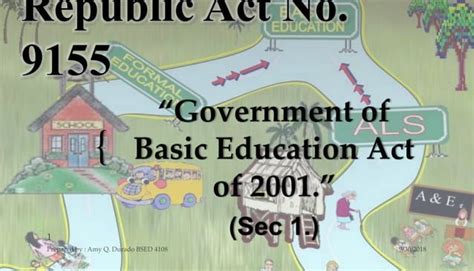 batas republika blg 9155|Republic Act No. 9155 .